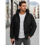 Černá pánská zimní bunda s kapucí TX5108 Velikost: 2XL/54