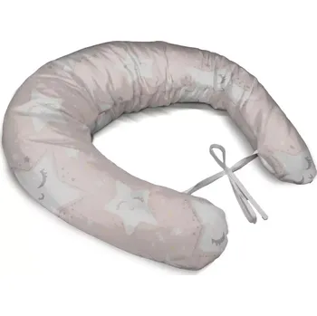 Polštář Sablio Těhotenský polštář Bílé hvězdy s obličejem