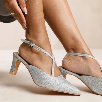 Dámské lodičky Where’s That From SilverFineGlitter 2272322 7