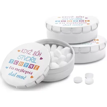 Bonbon Sablio Mentolky Když Bůh stvořil tchyně tu nejlepší dal mně - 3 ks