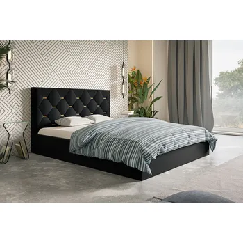 Ložnicová sestava Čalouněná postel Slim 4 box rozměr 120x200 vyberte rošt Dřevěný rošt