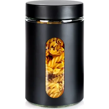 Dóza na potraviny Skleněná dóza na sypké potraviny 1 l se šroubovacím víčkem