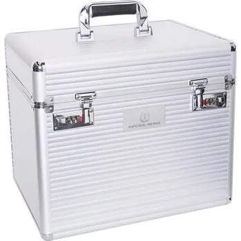 Čištění pro koně Imperial Riding Box na čištění Shiny Imperial Riding, velký, silver