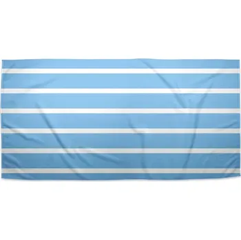 Osuška Sablio Ručník Modrobílé pruhy - 50x100 cm