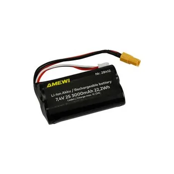Li-Ion akumulátor 2S 7,4V 3000mAh konektor XT60