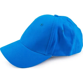 Kšiltovka Bavlněná kšiltovka unisex vhodná k dozdobení, velké, 19 modrá sytá