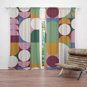 Závěs Sablio Závěs Barevná rovnováha: 2ks 140x250cm