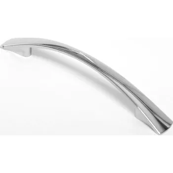 Nábytkové kování 91111 úchytka U024 rozteč 96mm chrom lesk (Moderní úchytka model U024 v lesklém chromu. Rozteč 96mm, čisté linie a výrazný lesk pro současný nábytek.)