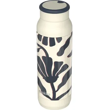 QUOKKA Nerezová termoláhev Pulse Abstract Leaves 700 ml