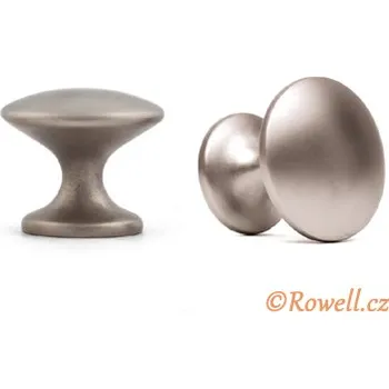Nábytkové kování K30 Knopka 30mm - satén nikl (Kulatá kovová knopka model K30 o průměru 30mm v satén niklu. Čistý a moderní design pro současný nábytek.)