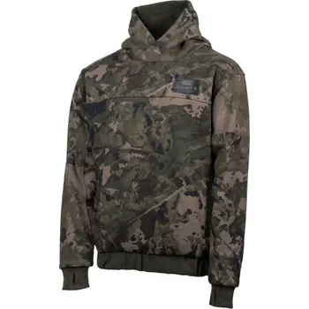 Rybářské oblečení Mikina Nash Zero Tolerance Wind Chill Hoody Camo Velikost S
