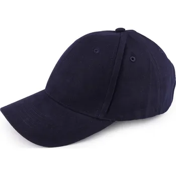 Kšiltovka Bavlněná kšiltovka unisex vhodná k dozdobení, střední, 15 modrá tmavá