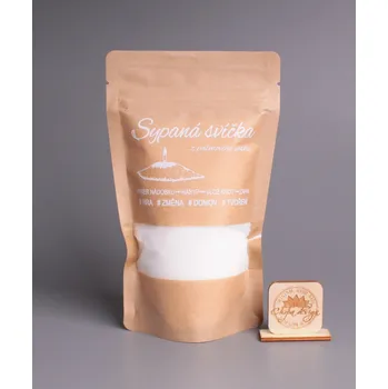 Výroba svíčky Chrpa Krnov Sypaná svíčka z palmového vosku 150 g