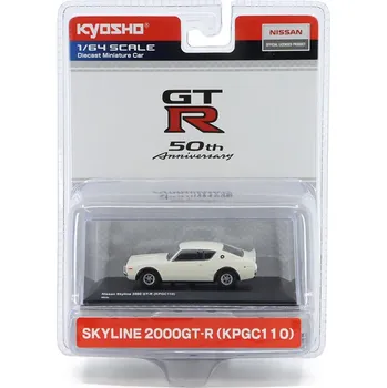 autíčko Nissan Skyline 2000GT-R 1:64 - Kyosho Nissan Skyline 2000 GTR KPGC110 - kovový model auta