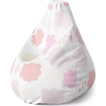 Sedací pytel Sablio Sedací vak Pear Barevné obláčky - 140 x 100 x 25 cm