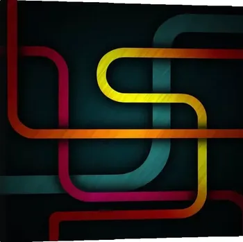 Obraz Sablio Obraz Barevné klikyháky - 50x50 cm