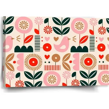 Obraz Sablio Obraz Retro folklór - 60x40 cm