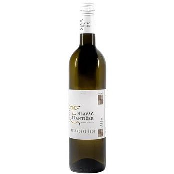 Víno Rulandské šedé 2023, výběr z hroznů, vinařství František Hlaváč, polosladké