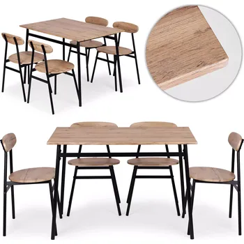 Jídelní set Jídelní set stůl a 4 židle modernhome oslo