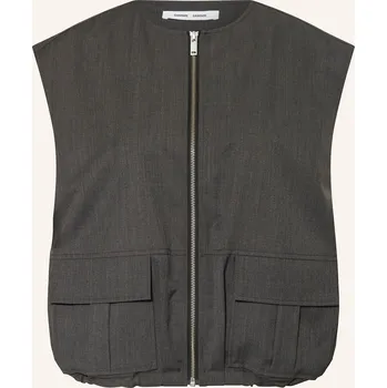 Dámská vesta Samsøe Samsøe Dámská Vesta Sakelly, tmavě šedá, 40