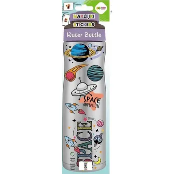Set školních potřeb Naklejki WATER BOTTLE - Space Adventure, 83x286 mm, Happy Color