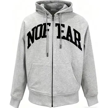 Pánské oblečení Bunda No Fear Grey Marl 293748 S