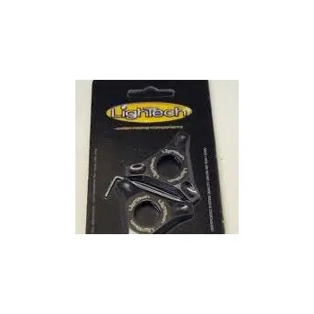 Zavazadlo na motocykl Lightech REG002NER matice seřizování přední vidlice černá Kawasaku Suzuki Triumph Yamaha HEX 22mm – akce