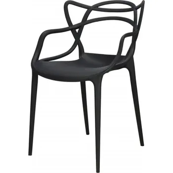 Jídelní židle SPRINGOS Designová židle SPRINGOS MATRIX černá