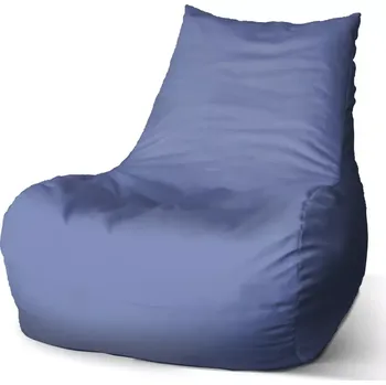 Sedací pytel Sablio Sedací vak Bean Fialově modrá: 100 x 90 x 45 cm