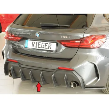 Nárazník Rieger vložka zadního nárazníku pro BMW řada 1 F40 hatchback / 4-dr., plast ABS bez povrchové úpravy