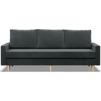 Sedací souprava Třímístná rozkládací sedačka BLANK Elegant tmavě šedá