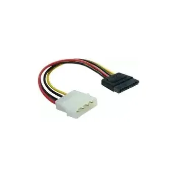 Kabel do PC Redukce napájení MOLEX 4-pin na SATA 15-pin přímý, 6 cm (60112)