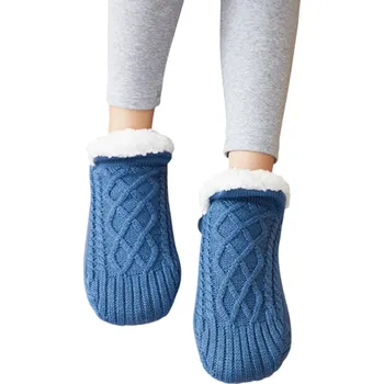 Pánské pantofle Pánské pantofle EU 43-45 Polyester Měkké teplé pohodlné domácí pantofle pro muže lehké protiskluzové zimní a celoroční nošení do bytu modrá