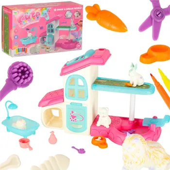 Hotel pro zvířata domek spa pro psa kočku zvířátka příslušenství 26 elementů