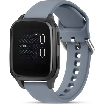 20 mm L 155–205 mm Silikonový řemínek pro Garmin Forerunner 55 645 245 Music Venu Sq 2 Venu 2 Plus Vivomove 3 Vivoactive 3 Sportovní pásek modrá