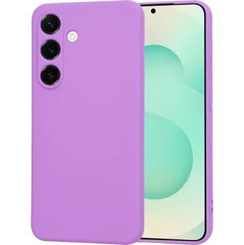 Pouzdro na mobilní telefon Kryt Samsung Galaxy S25 FE Techsuit SoftFlex - purple