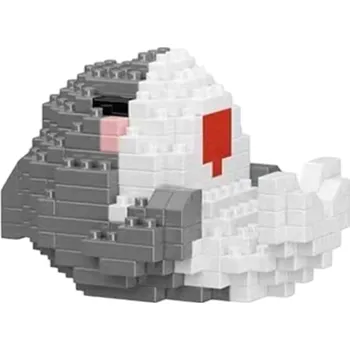 ostatní stavebnice Kreativní mini stavebnice Žralok 7,2 x 5,2 x 4,5 cm Oceánský podmořský svět Částicové bloky Vzdělávací zvířecí model Kompatibilní malá stavebnice