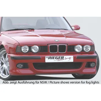 Nárazník Rieger přední nárazník pro BMW řada 5 E34 sedan, touring, plast ABS bez povrchové úpravy, bez držáků mlhových světel