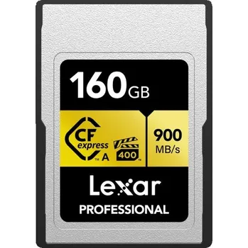 Paměťová karta Lexar CFexpress Pro Gold R900/W800 - VPG400 (Type A) 160GB LCAGOLD160G-RNENG
