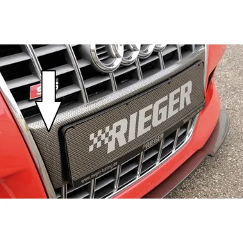 PC tuning Rieger držák RZ pro Audi A3 S3 8L, plast ABS s povrchovou úpravou Carbon-Look