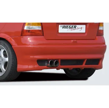 Nárazník Rieger spoiler pod zadní nárazník pro Opel Astra G 3-dvéř., 5-dvéř., fastback, plast ABS bez povrchové úpravy