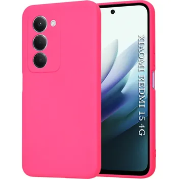 Pouzdro na mobilní telefon Kryt Xiaomi Redmi 15 4G/5G, SoftFlex - hot pink
