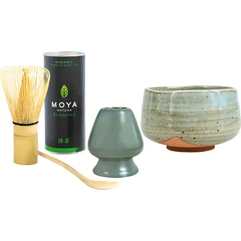 Čaj MOYA MATCHA SADA MIZU - Matcha Traditional 30g, Matchawan 350 ml