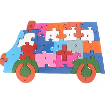 Dřevěná hračka Vzdělávací dřevěné puzzle-Dodávka