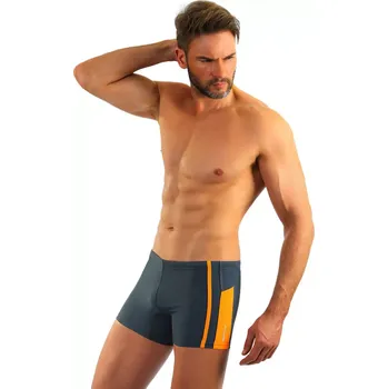 Pánské plavky PÁNSKÉ PLAVECKÉ BOXERKY BD 364 GRAFIT XL