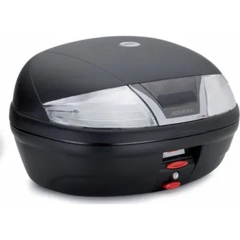 Zavazadlo na motocykl KAPPA zadní kufr 46L MONOLOCK K46NT zipPY s bílými odrazkami ( včetně plotny ) (K46NT) (KAPPA zadní kufr 46L MONOLOCK K46NT zipPY s bílými odrazkami ( včetně plotny ) (K46NT))