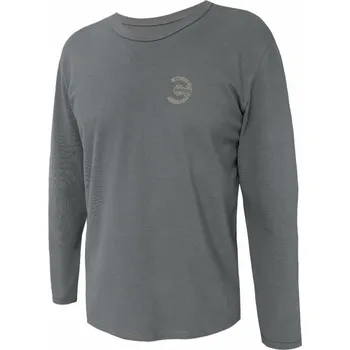 Pánské tričko Pánské tričko, dlouhý rukáv KOVEL 981 sytá šedá 4XL