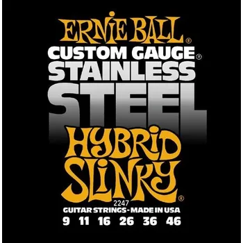 Struna pro kytaru a smyčcový nástroj Ernie Ball 2247 Stainless Steel Hybrid Slinky + prodloužená záruka 3 roky