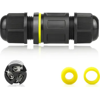 Autožárovka Interlook Hermetická kabelová spojka IP68 | šroubovací konektor 3pólový 450 V 24 A pro kabely 4–11 mm | M684-mini