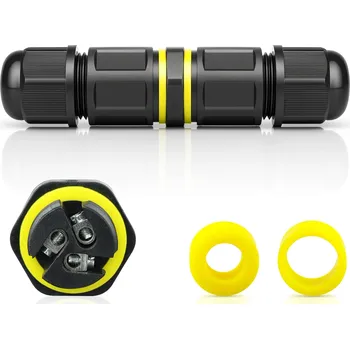 Autožárovka Interlook Hermetická kabelová spojka IP68 | šroubovací spojka 3pólová 450 V 17,5 A pro kabely 3–9 mm | M682-B